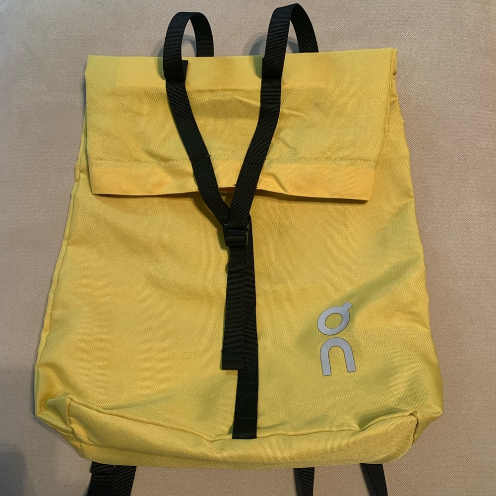 On Cloud Yellow Lightweight Running Backpack - image 1